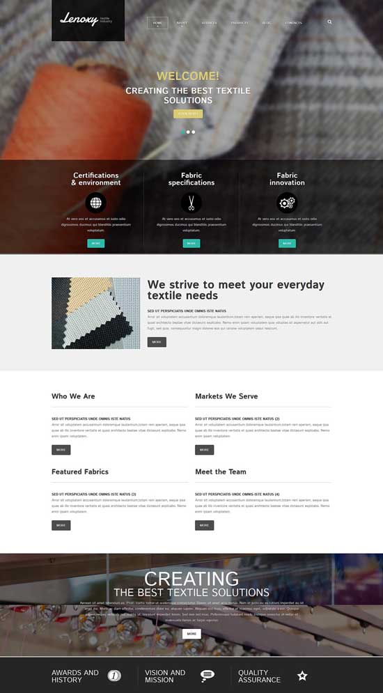 Template-Industri-Tekstil-Joomla