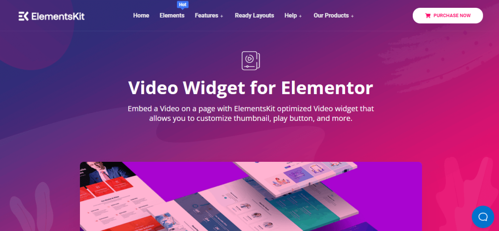 ElementsKit 最好的 WordPress 視頻插件