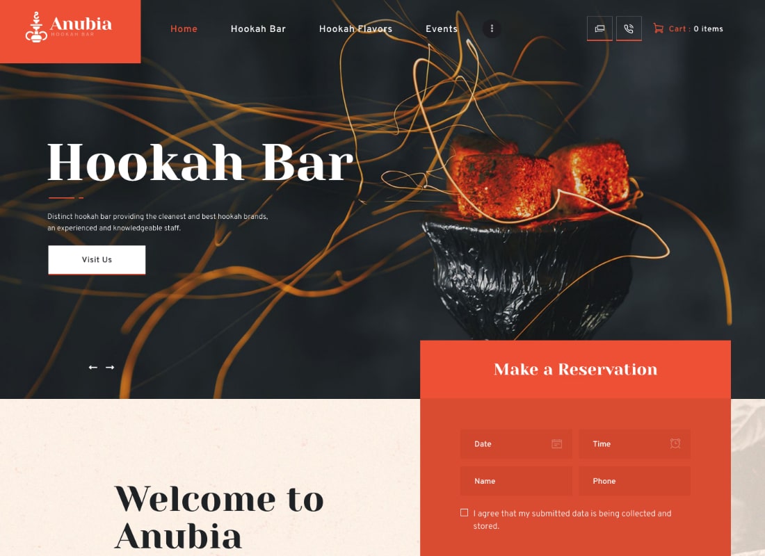 Anubia | Tema WordPress Merokok dan Hookah Bar