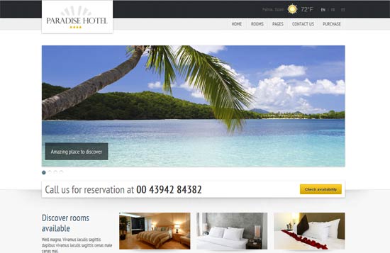 Responsive Paradise Hotel