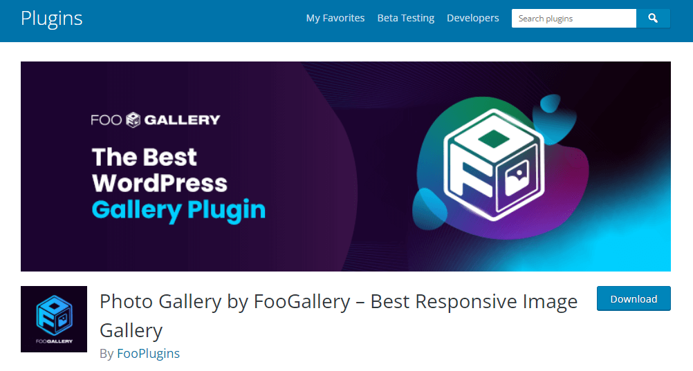 FooGallery 的照片庫是最好的 WordPress 視頻庫插件之一