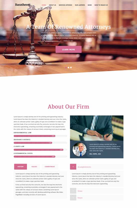 Baratheon-One-Page-Law-Firm-HTML 模板