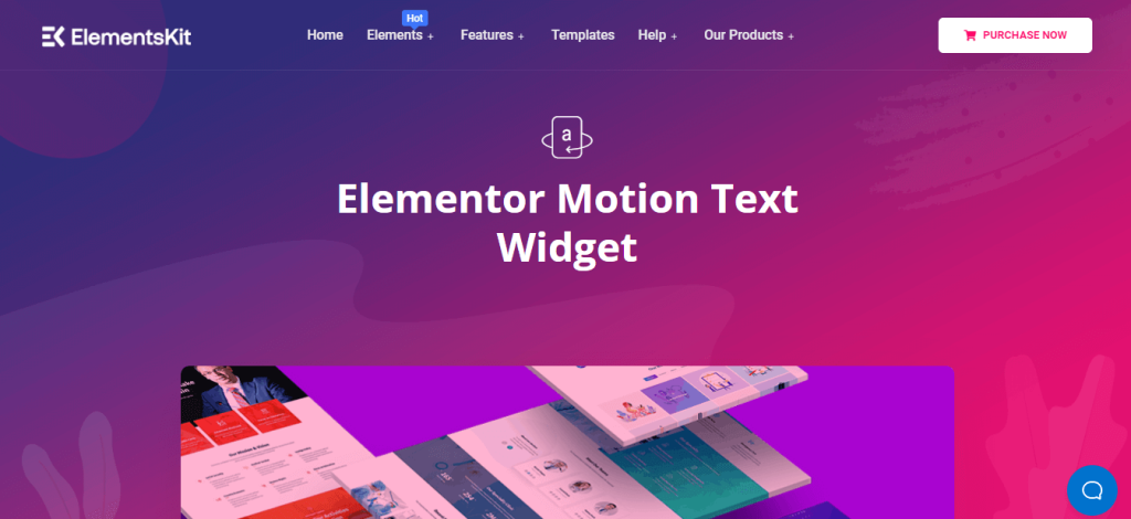 ElementsKit 最好的 WordPress 動態文本小部件提供插件