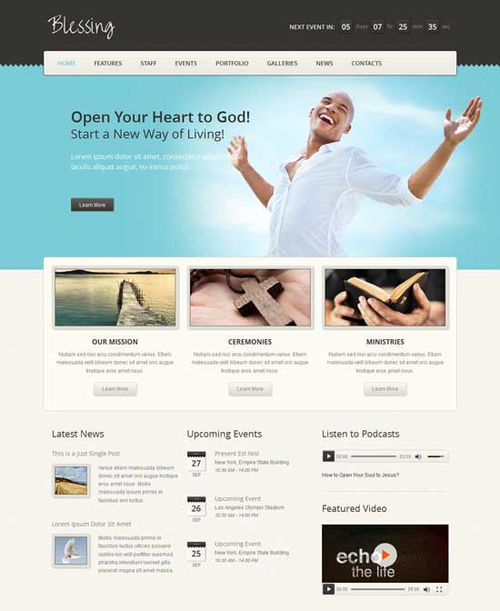 พร-ตอบสนอง-HTML5-CSS3-Template