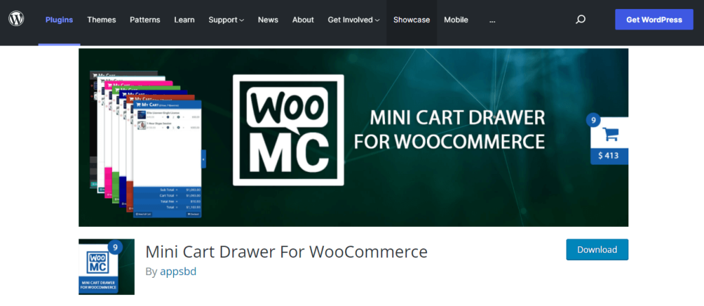 WooCommerce 的迷你購物車抽屜