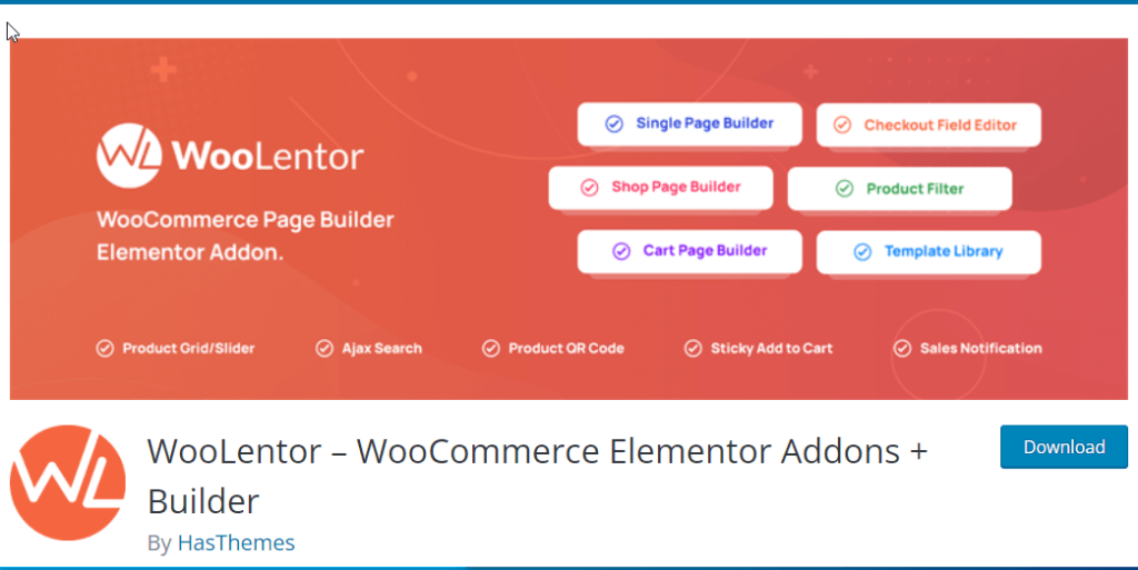 WooLentor Best Plugins para personalizar a página do produto WooCommerce