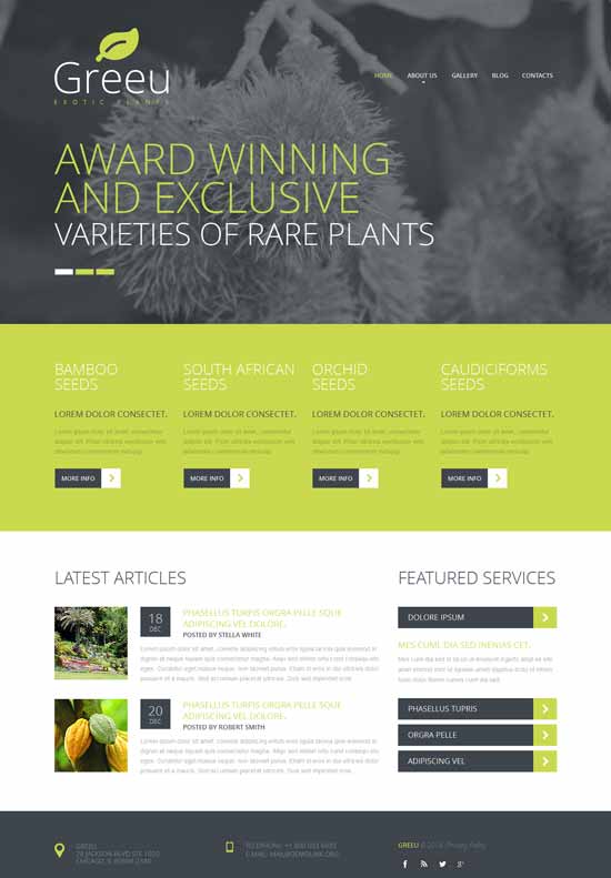 Taman-Desain-Responsif-Eksterior-Website-Template