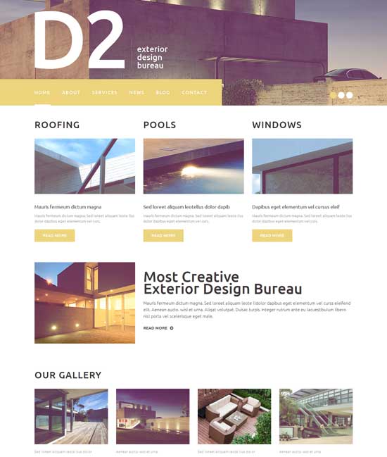 Eksterior-Desain-WordPress-Tema