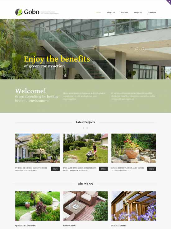 Lanskap-Desain-Responsif-Eksterior-Website-Template