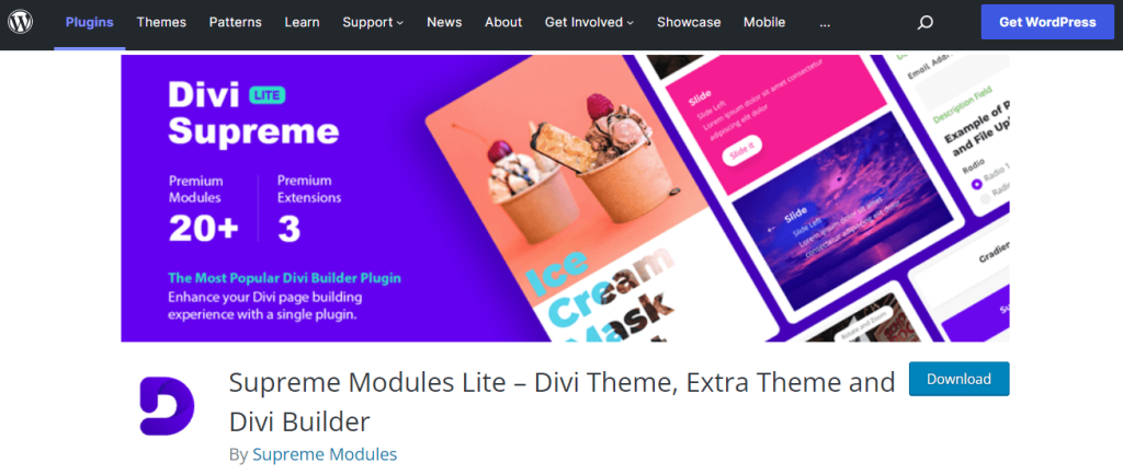 Divi Builder 人氣店鋪頁面插件