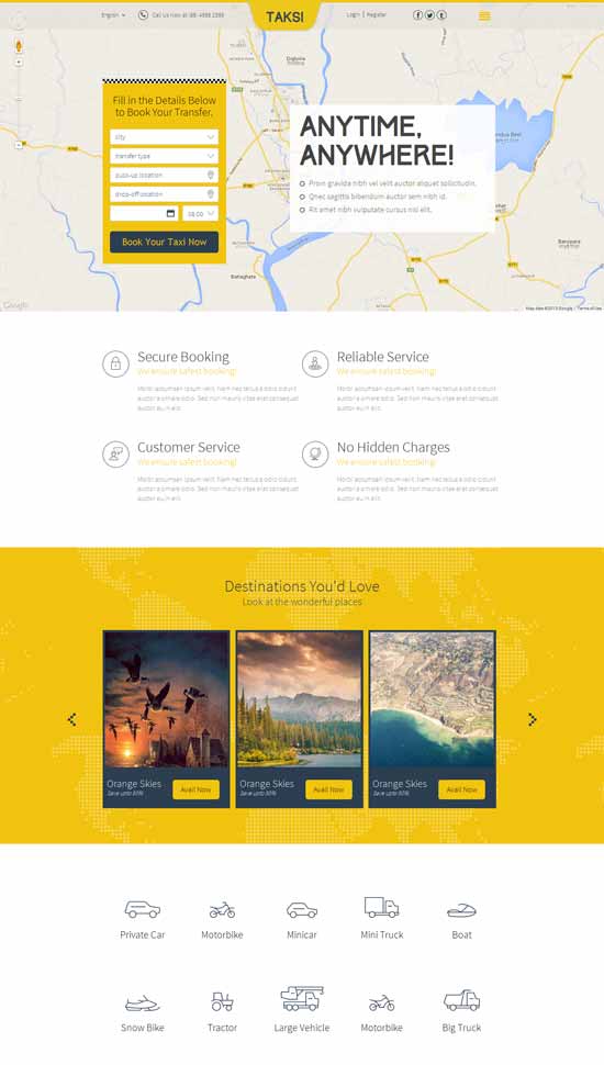 Taksi-Taxi-HTML 模板