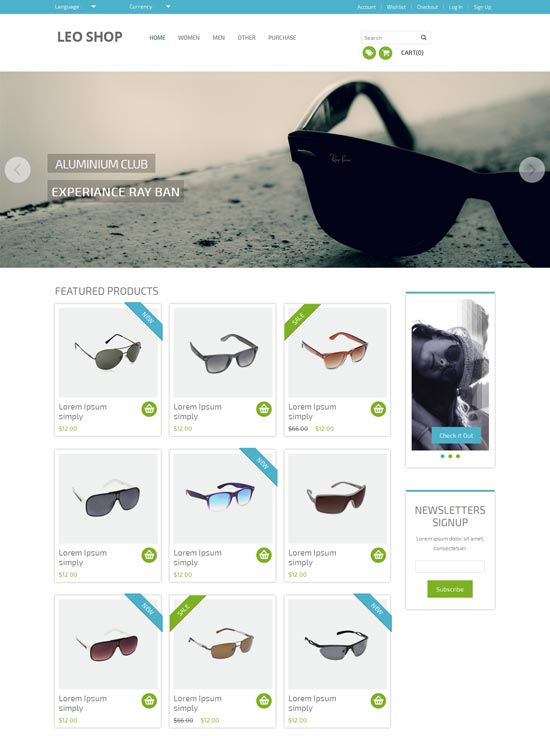 Leoshop-Free-Flat-Ecommerce-Responsive-Web-Template