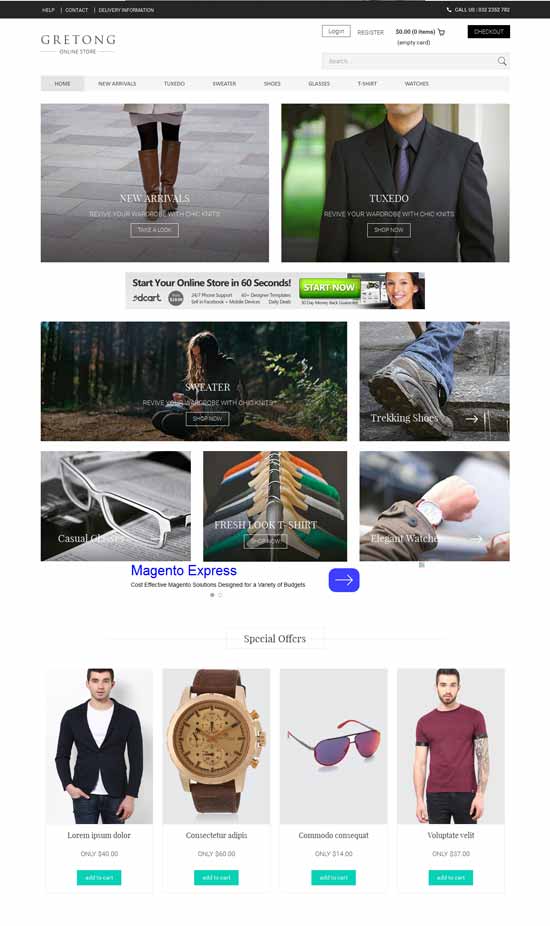 Fre-Flat-Ecommerce-Responsive-Template