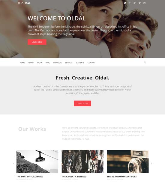 Oldal-Responsive-HTML5-业务模板