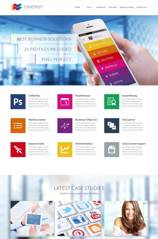 Cinergy-Modern-Business-HTML 模板