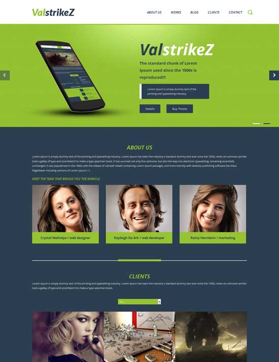 ValstrikeZ-Free-Corporate-Business-Responsive-website-template