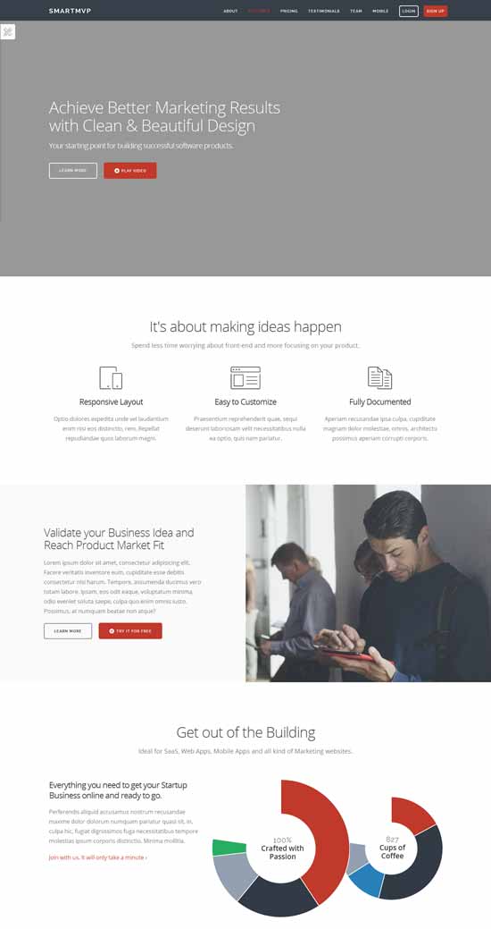 SmartMvp-Startup-Landing-Page-Template