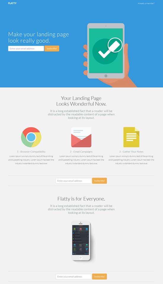 Flatty-App-Landing-Page-Template