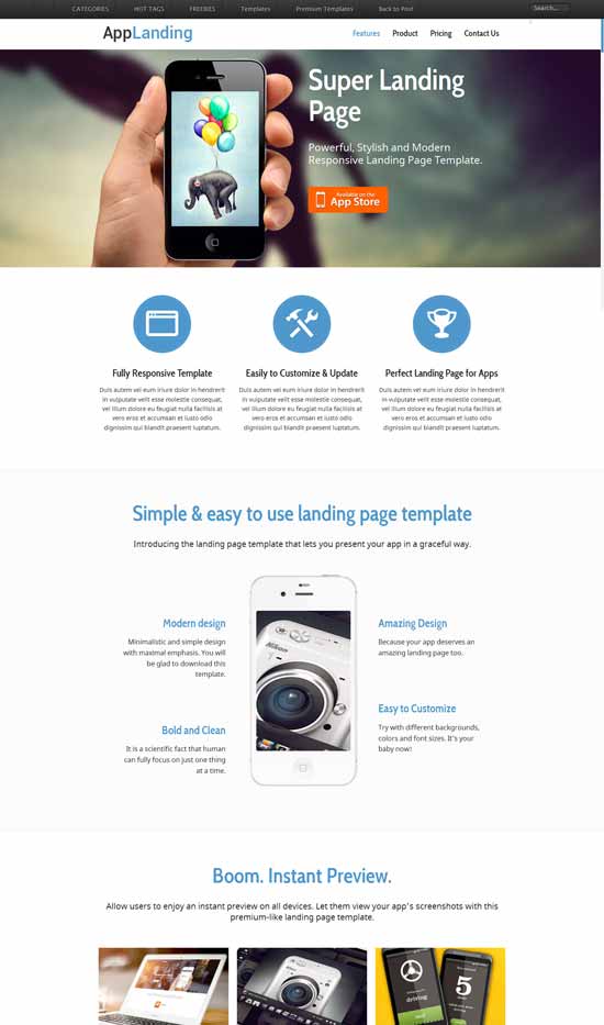 ฟรีตอบสนอง-App-Landing-Page-เว็บไซต์-Template