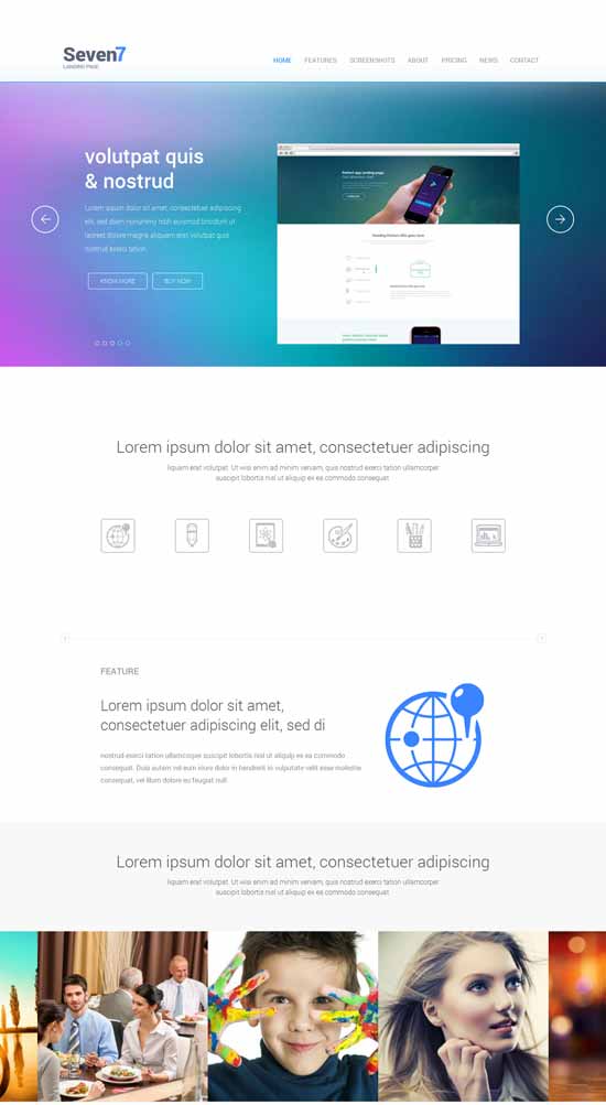 Seven7-Free-Landing-Page-Responsive-Template