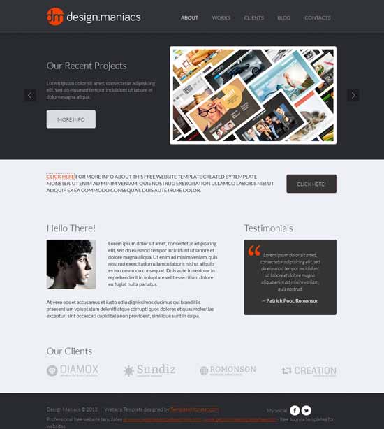 Creative-Free-Design-Studio-Website-Template