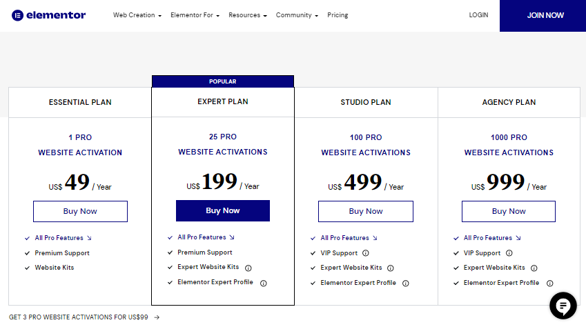 Elementor Pro Fiyatlandırması - Elementor Ücretsiz ve Pro