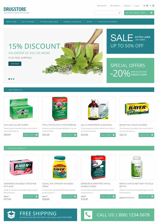 ยา-Drug-store-Magento-Theme