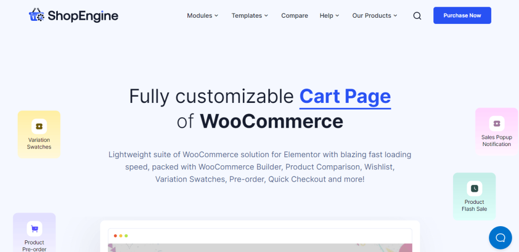 Wtyczka strony koszyka WooCommerce ShopEngine