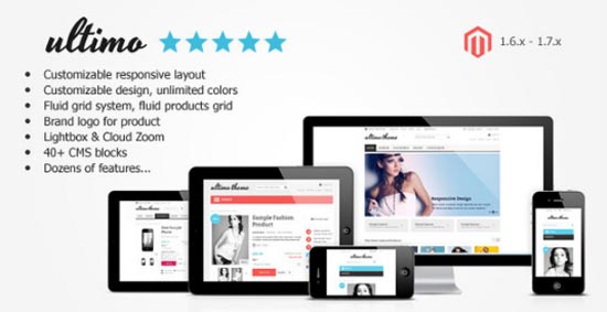 Ultimo - Fluid Responsive Magento Theme