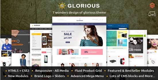 Glorious-Magento-Responsive-ธีม