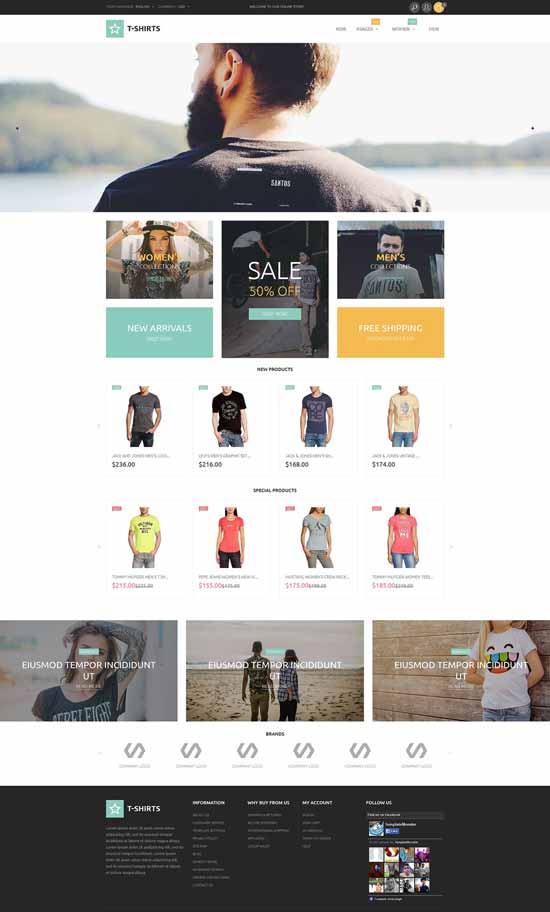 เสื้อยืด-Magento-Theme