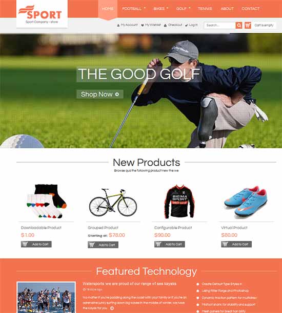 SM Sport - Responsive Magento Theme