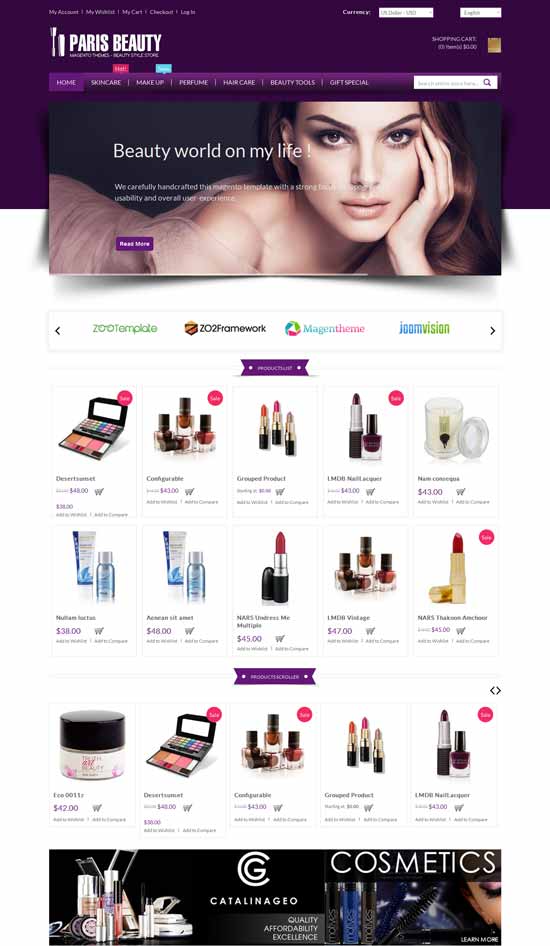 Cosmetic-Responsive-Magento-Theme