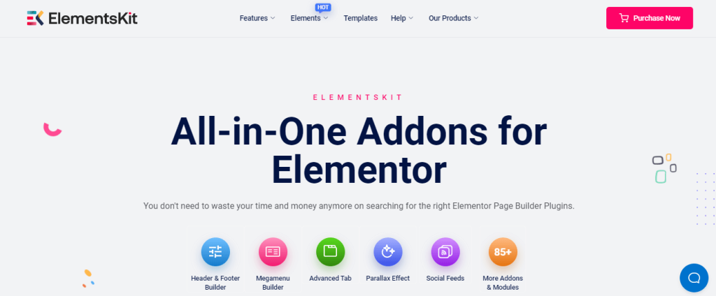 ElementsKit ทั้งหมดใน Elementor addon เดียว