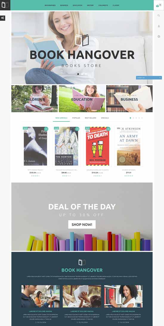 Free-PrestaShop-Theme-for-Book-Store