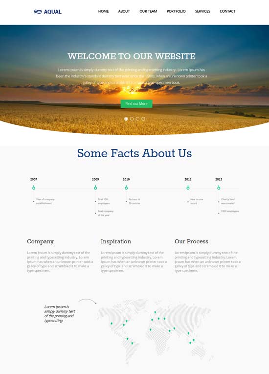 Aqua-Single-page-Flat-Responsive-Web-Template