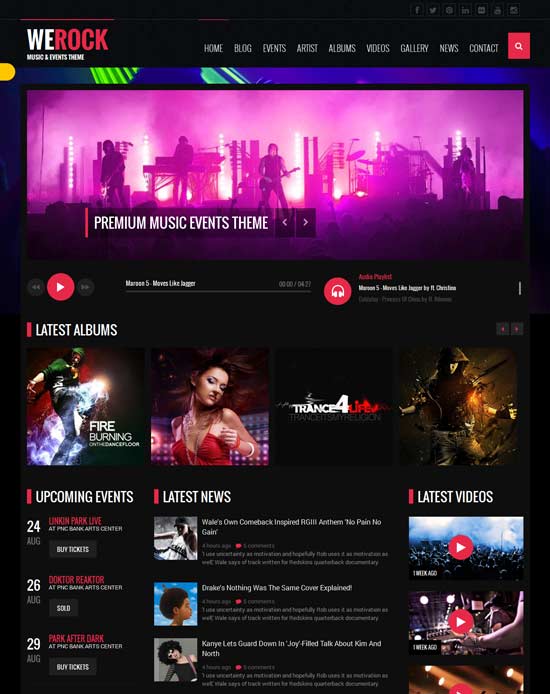 WeRock-Music-Event-Website-Template