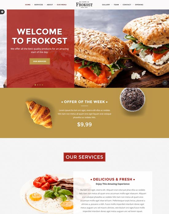 frokost-cafe-one-page-html5