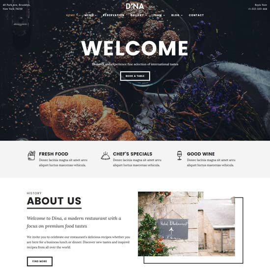 dina-restaurant-food-html-template