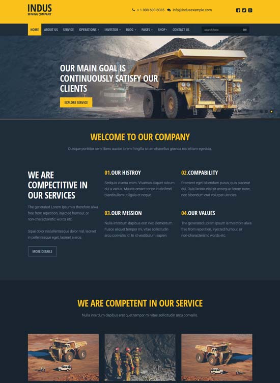 indus-industrial-html-template