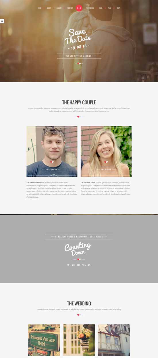 FOREVER-HTML-Wedding-Template