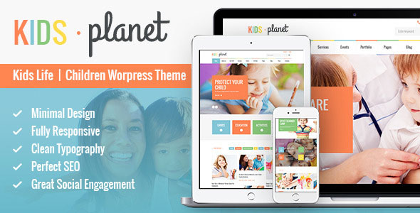 Kids Planet - ธีม WP เด็กอเนกประสงค์