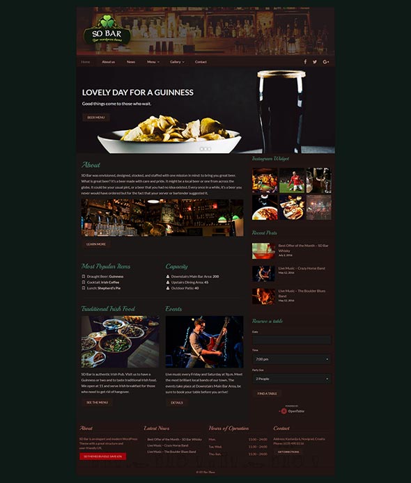 SD Bar - WordPress Teması