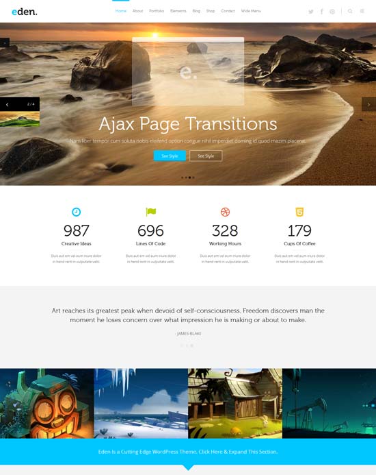 Eden---Retina-เต็มหน้าจอ-อเนกประสงค์-WordPress-Theme