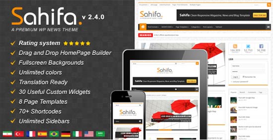 Sahifa - Responsive WordPress News