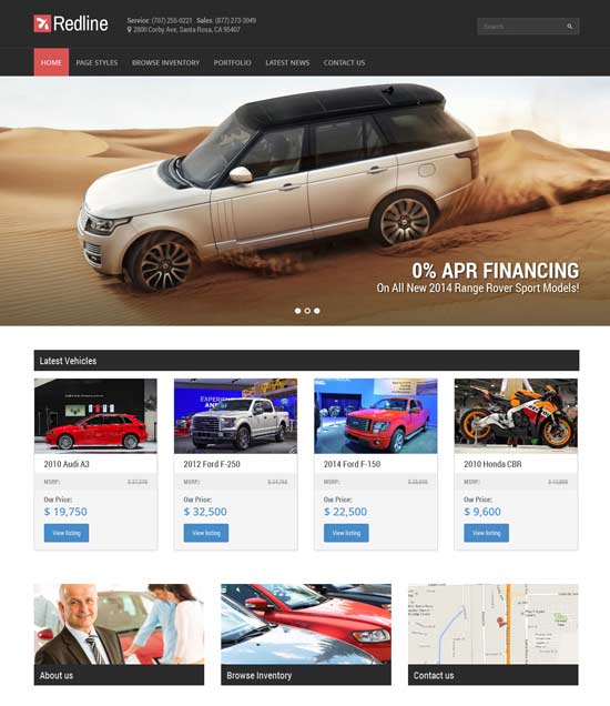 Redline-Car-Dealership-Wordpress-Theme