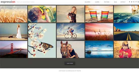 Expression Photography Responsive WordPress