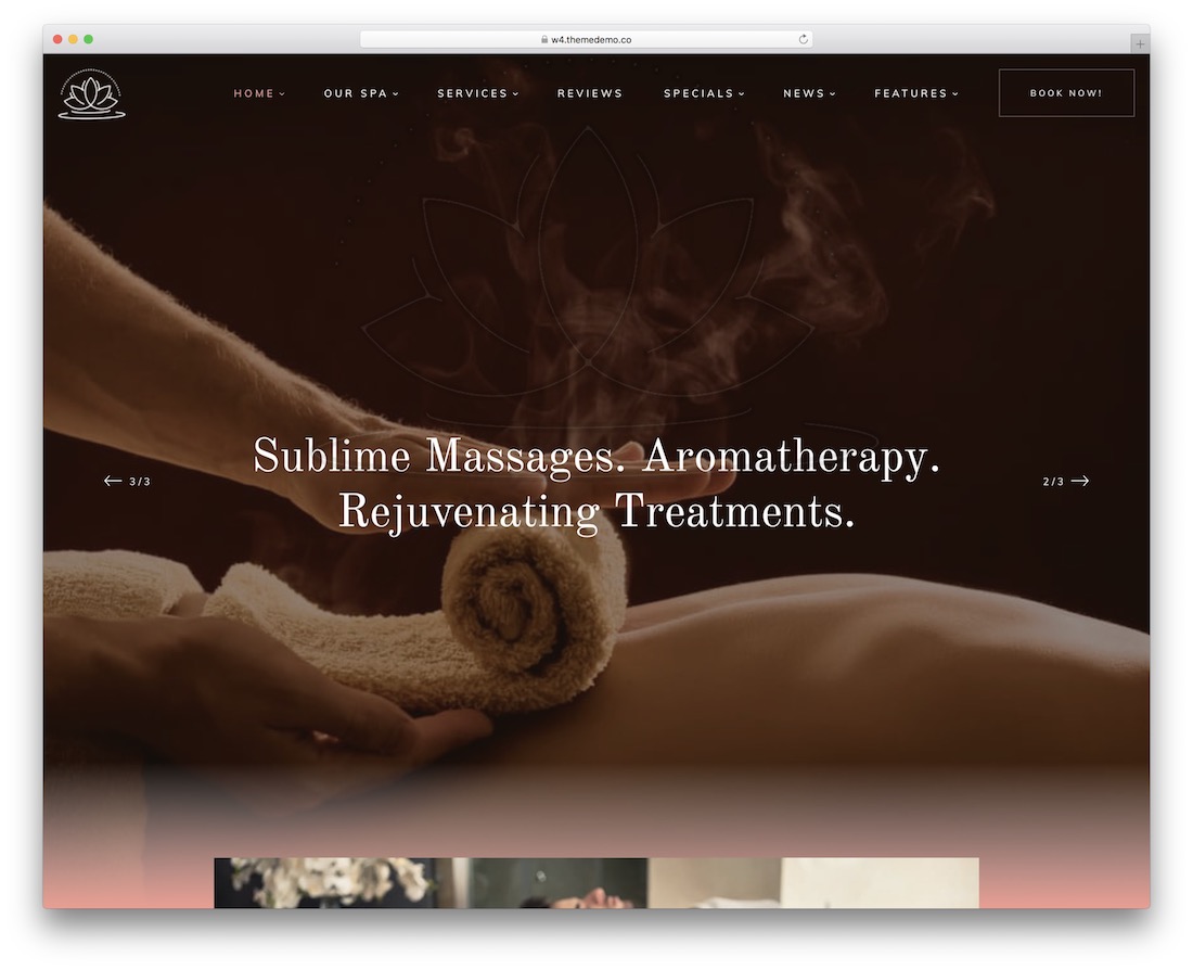 rela spa 按摩 wordpress 主题