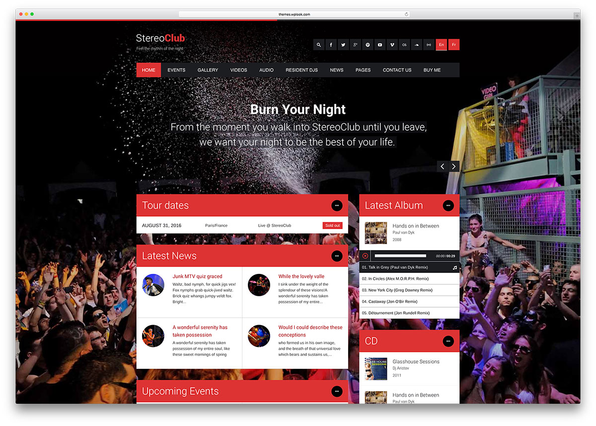 stereoclub-wordpress-clubbing 主题