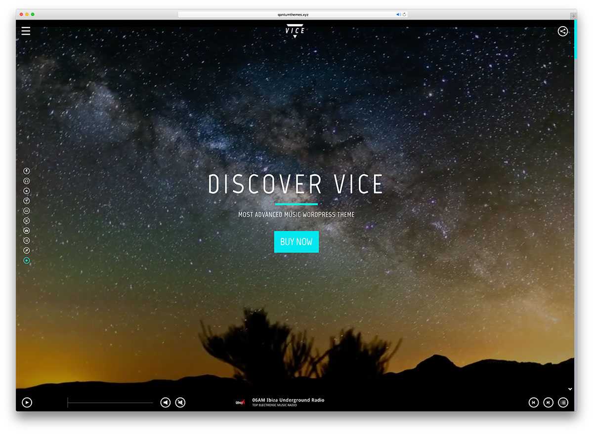 vice-fullscreen-artist-wordpress-theme